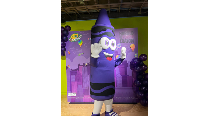 Purple Party Weekend at Crayola Experience